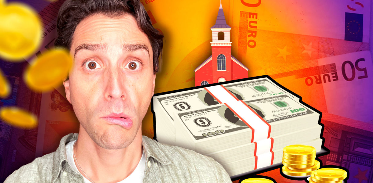 La iglesia católica es milonaria en Enriquísimo Tv, Youtube, Tikok e Instagram