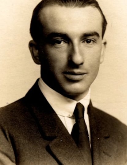 Foto antigua de Jorge Loring Martínez, padre del Padre Jorge Loring y pionero de la aviación en España.